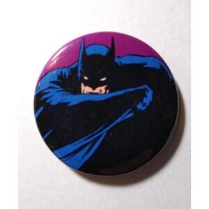 Batman Cape Covers Face Refrigerator Magnet Vintage 1980's Licensed Superhero